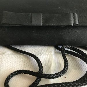 Black Satin Clutch Never Used
